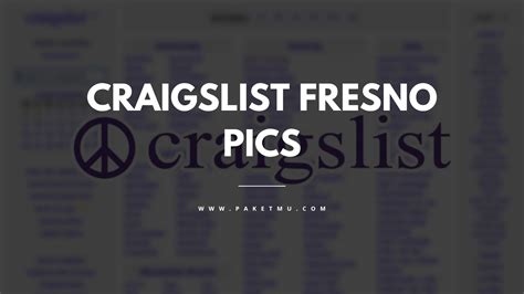 fresno craigslist|More.